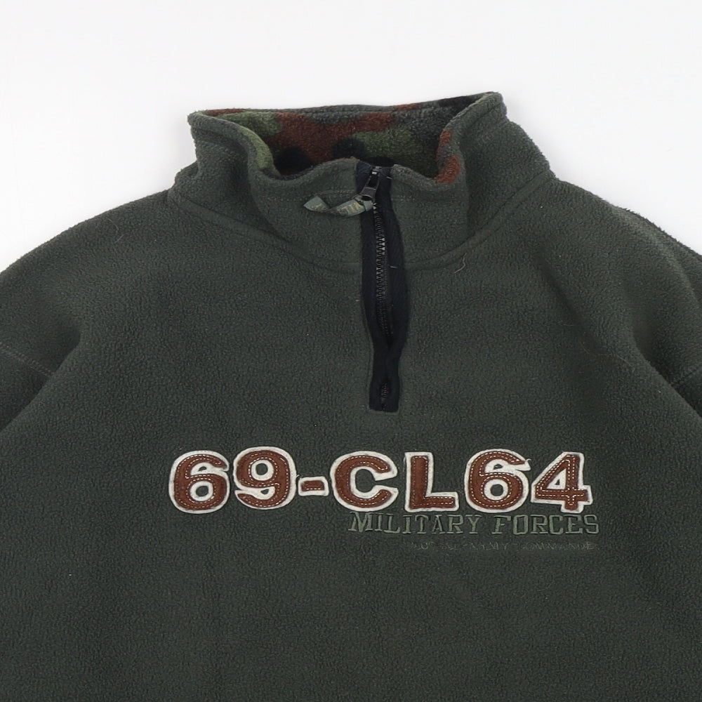 S Gear Boys Green  Polyester Pullover Sweatshirt Size 9-10 Years  Pullover