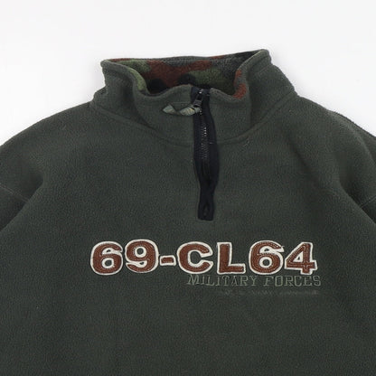 S Gear Boys Green  Polyester Pullover Sweatshirt Size 9-10 Years  Pullover