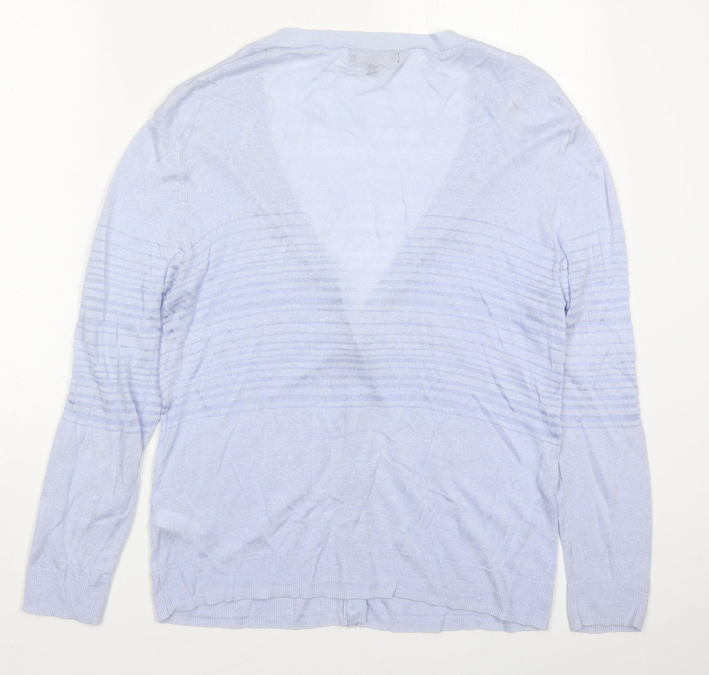 Womens UK Size 14 Marks and Spencer Blue Cardigan Jumper