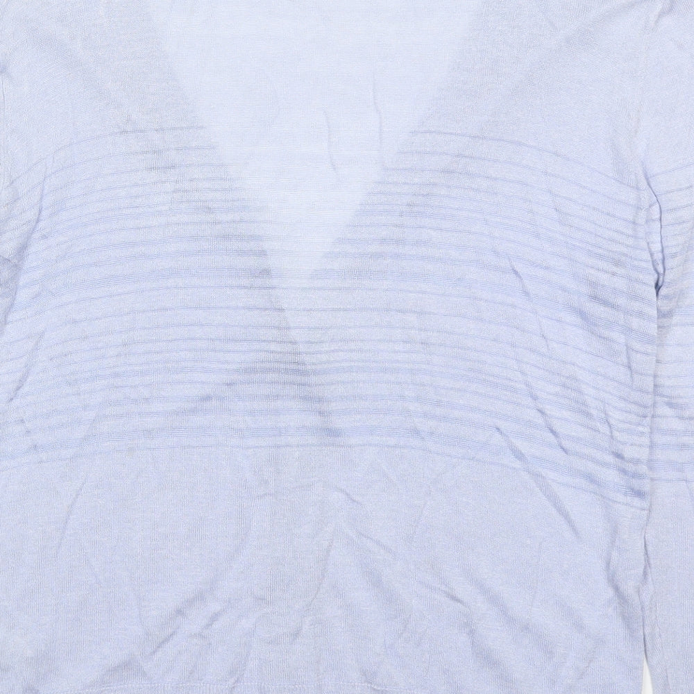 Womens UK Size 14 Marks and Spencer Blue Cardigan Jumper
