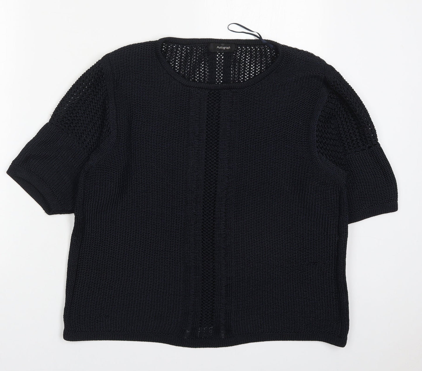 Womens UK Size 14 Marks and Spencer Blue Pullover Jumper