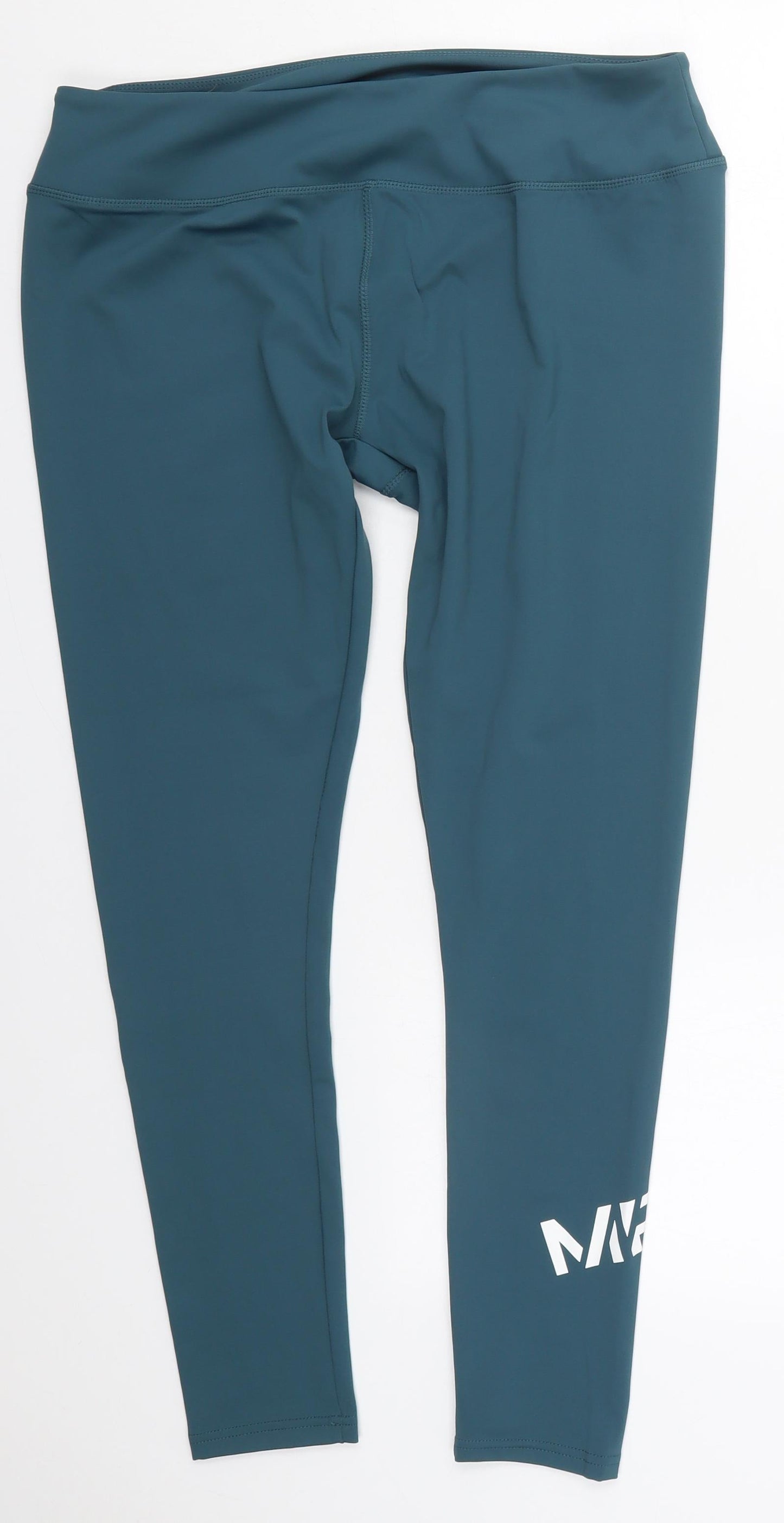 My Protien Womens Blue  Polyester Capri Leggings Size 32 in L28 in Regular