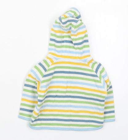 Marks and Spencer Boys Multicoloured Striped  Jacket  Size 6-9 Months   Pullover - Hoodie