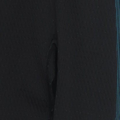 Preworn Womens Blue Striped Nylon Compression Leggings Size M L24 in Regular