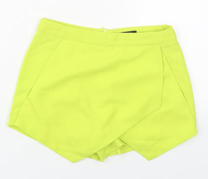 New Look Girls Green  Polyester A-Line Skort Size 12 Years  Regular Zip