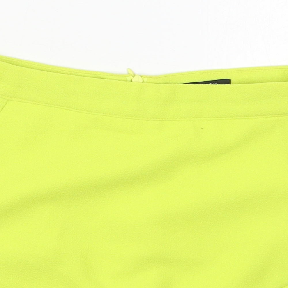New Look Girls Green  Polyester A-Line Skort Size 12 Years  Regular Zip