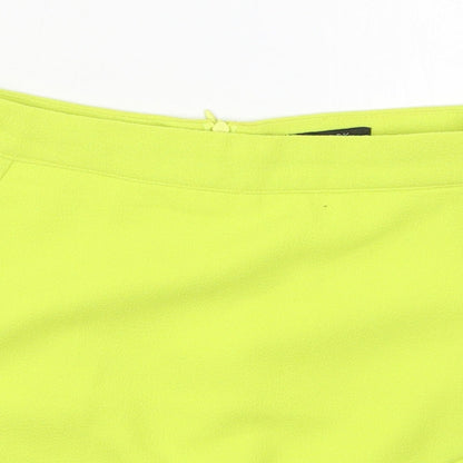 New Look Girls Green  Polyester A-Line Skort Size 12 Years  Regular Zip
