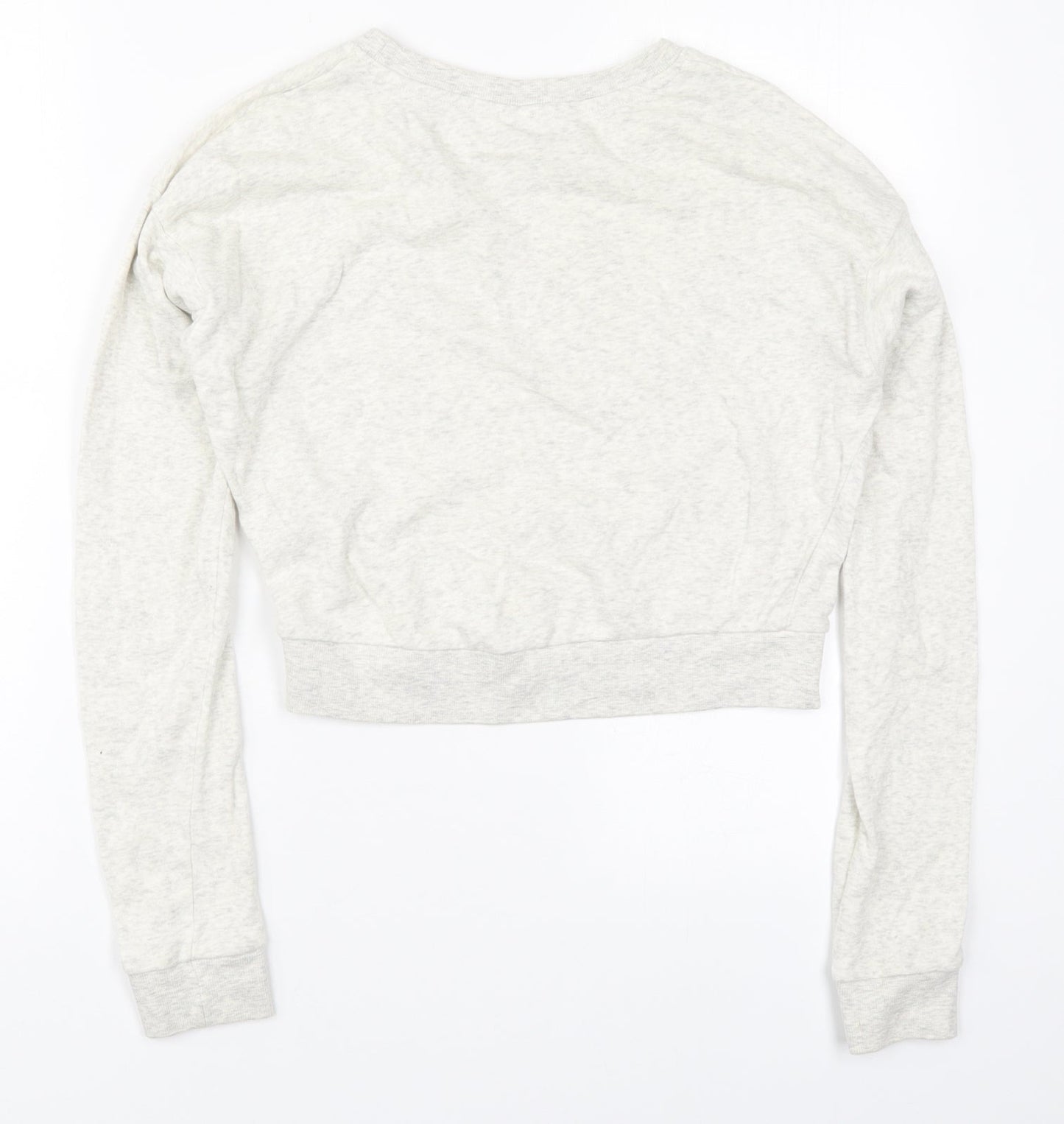 H&M Womens Grey  Cotton Pullover Sweatshirt Size XS  Pullover