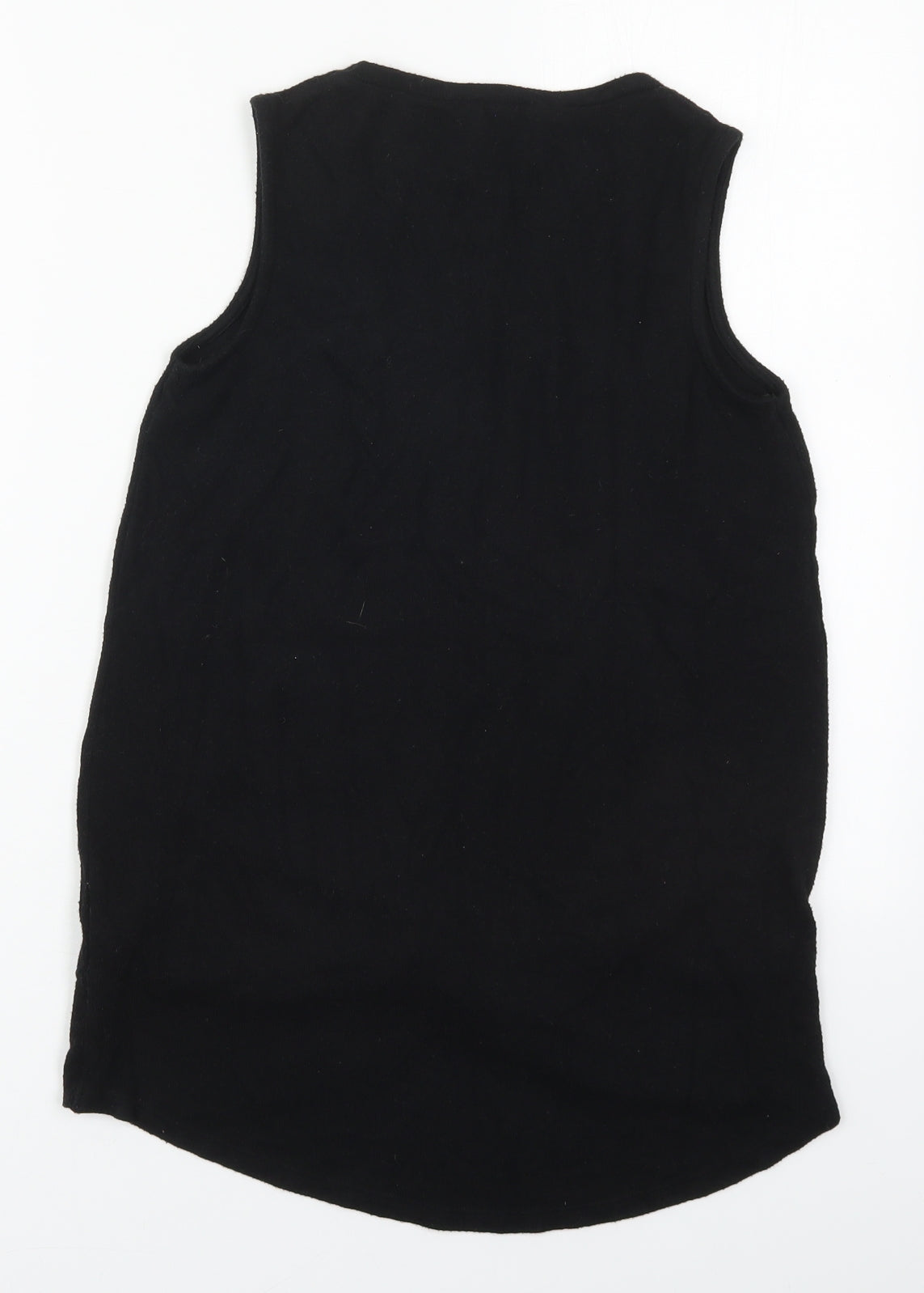 Womens UK Size 6 River Island Black Basic Tank
