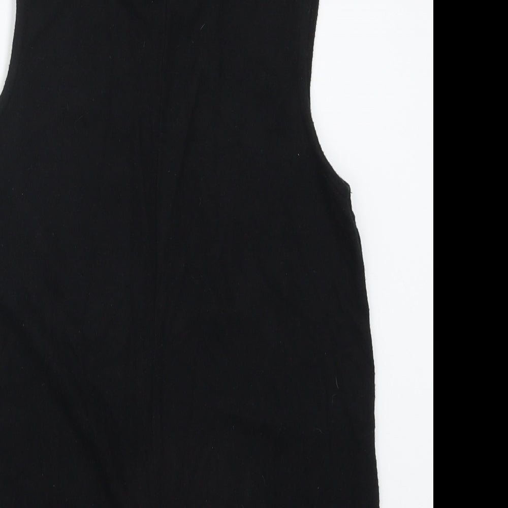 Womens UK Size 6 River Island Black Basic Tank