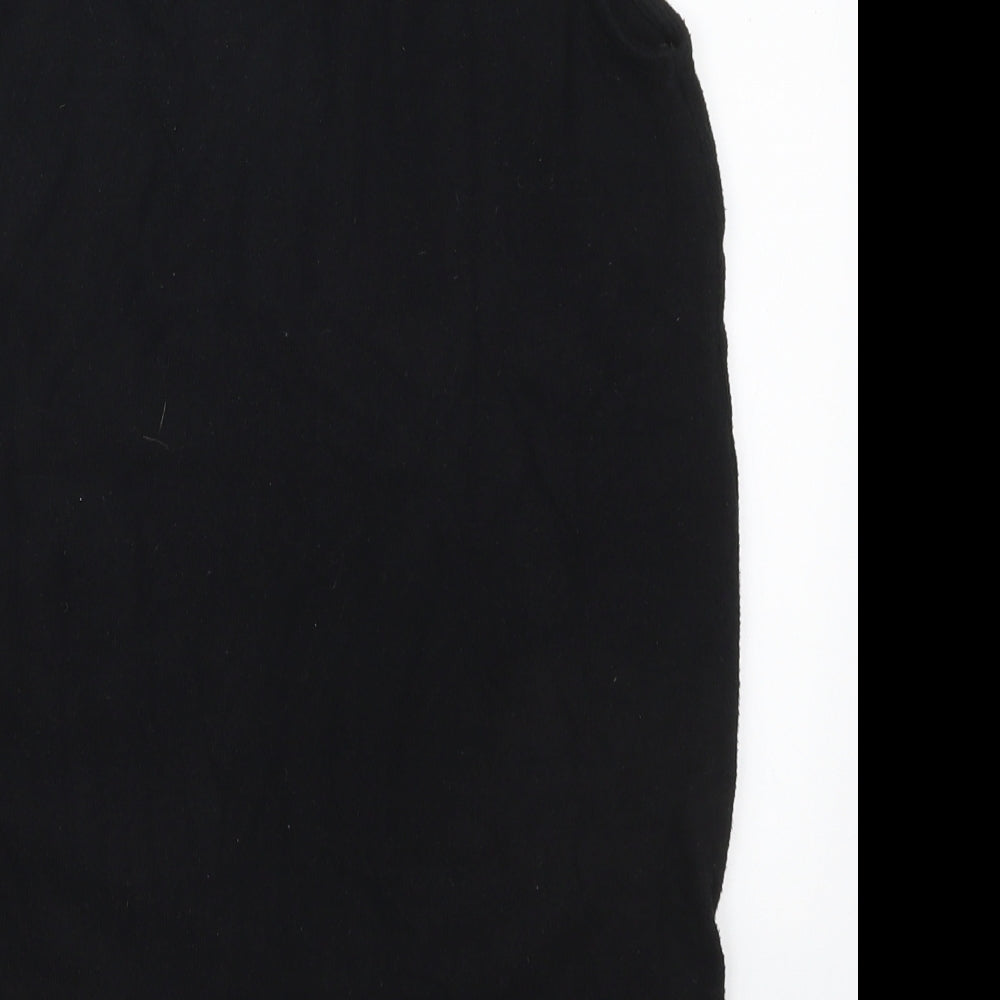 Womens UK Size 6 River Island Black Basic Tank