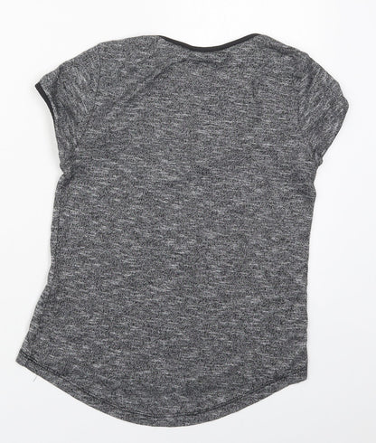 Womens UK Size 6 Atmosphere Grey Basic T-Shirt