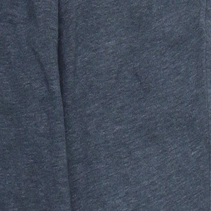 H&M Mens Blue  Cotton Sweatpants Trousers Size XS L29 in Regular Drawstring