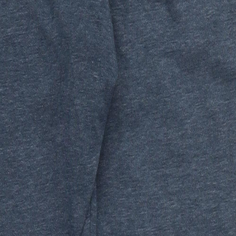 H&M Mens Blue  Cotton Sweatpants Trousers Size XS L29 in Regular Drawstring