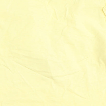 F&F Girls Yellow  100% Cotton Basic T-Shirt Size 4-5 Years Round Neck