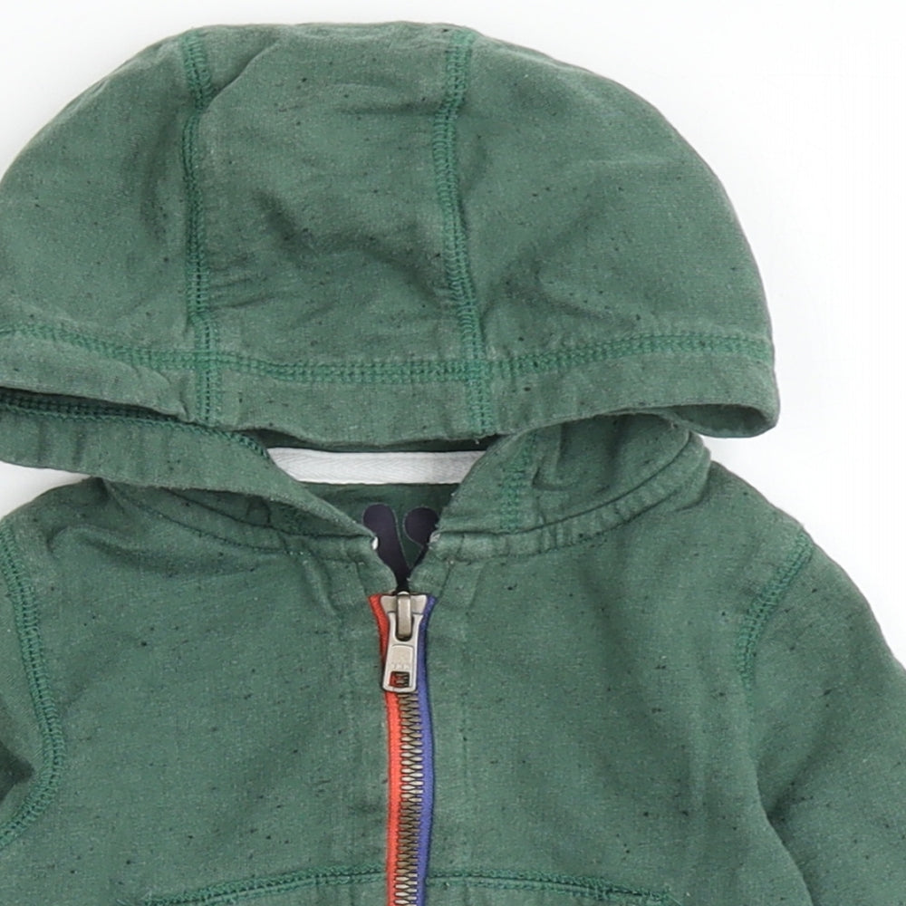 Very Boys Green   Jacket  Size 9-12 Months   Zip - Speckled Print