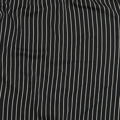 Et Vous Womens Black Striped Polyester Basic Blouse Size 14 Round Neck