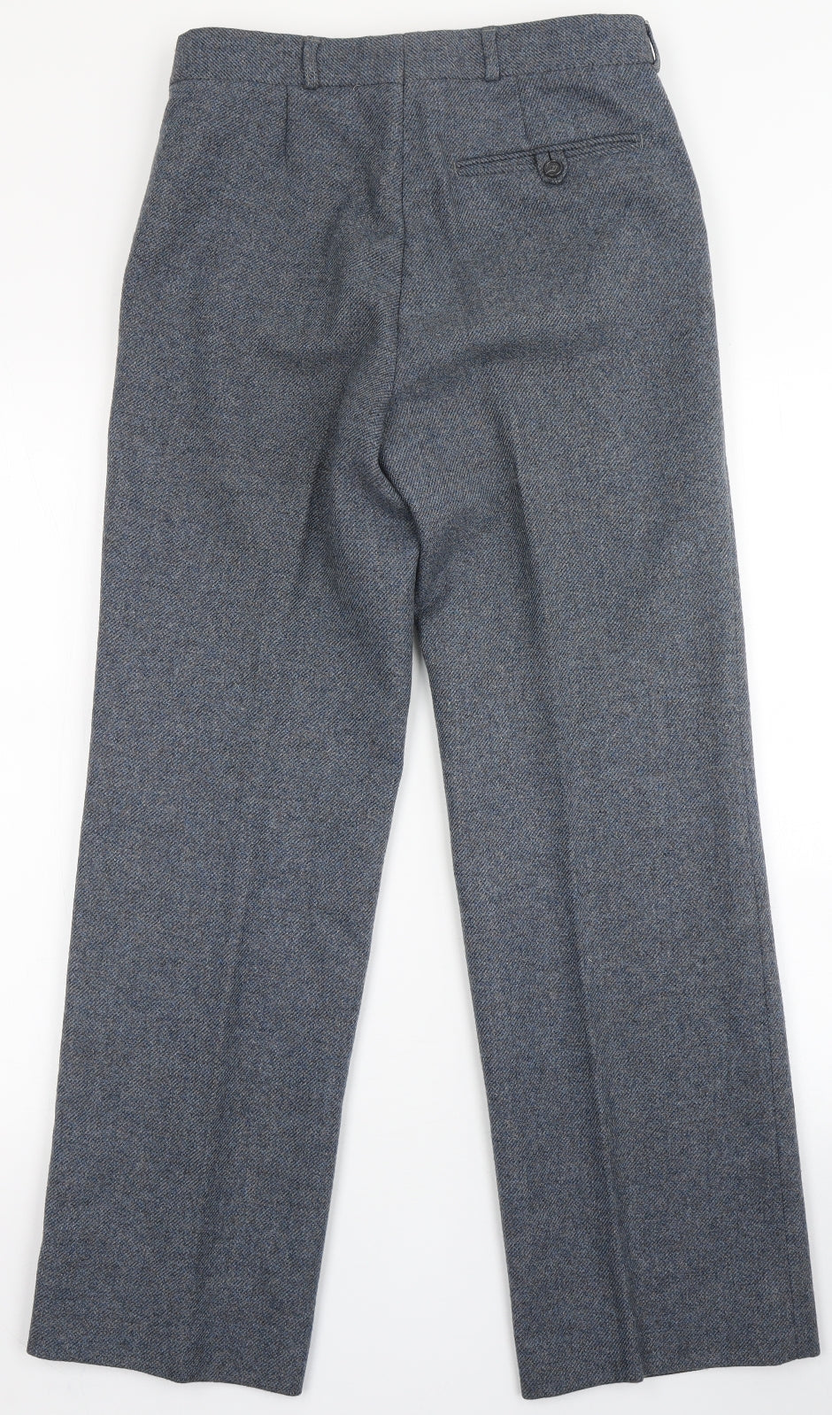 Mens UK Size  C&A Regular Fit Dress Pants Blue Trousers