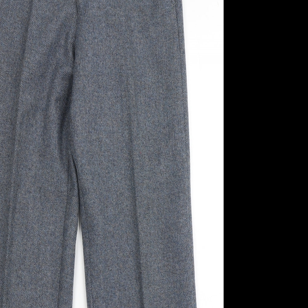 Mens UK Size  C&A Regular Fit Dress Pants Blue Trousers