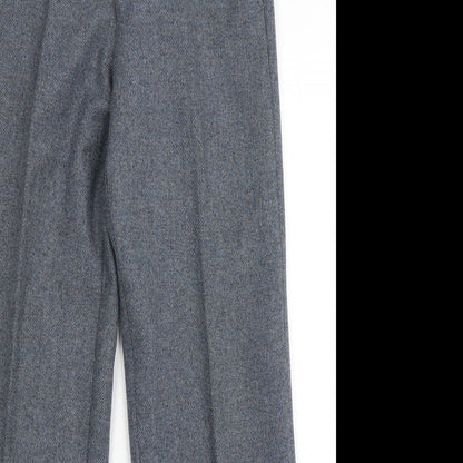 Mens UK Size  C&A Regular Fit Dress Pants Blue Trousers