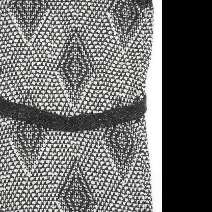 George Womens Grey V-Neck  Acrylic Cardigan Jumper Size 14