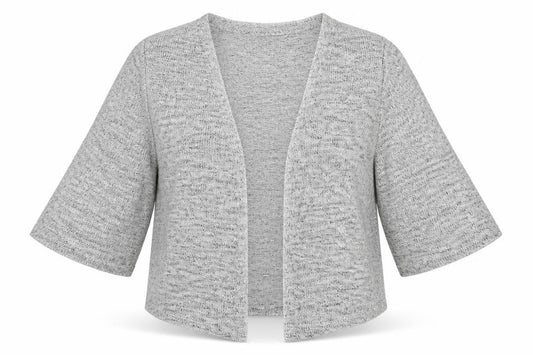 Womens UK Size 6 Atmosphere Grey Shrug Jumper