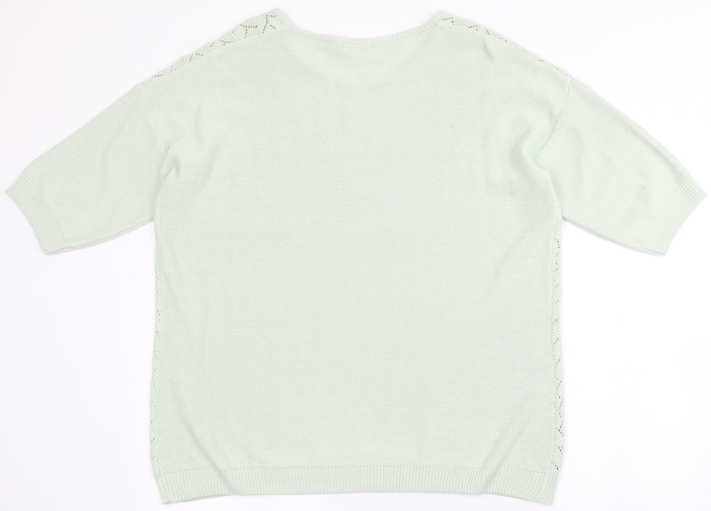 Womens UK Size L Damart Green Pullover Jumper