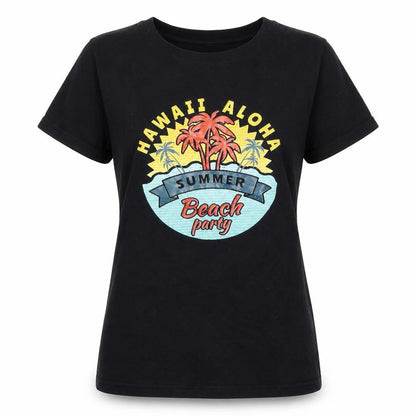 Womens UK Size S SheIn Black Basic T-Shirt