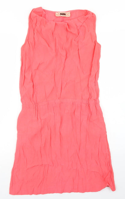 NEXT Womens Pink  Viscose Skater Dress  Size 8  Cowl Neck