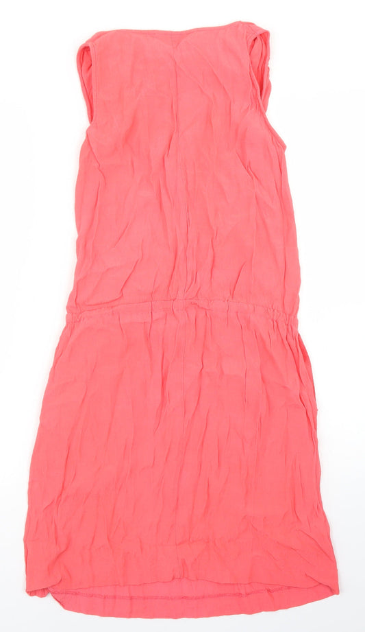 NEXT Womens Pink  Viscose Skater Dress  Size 8  Cowl Neck
