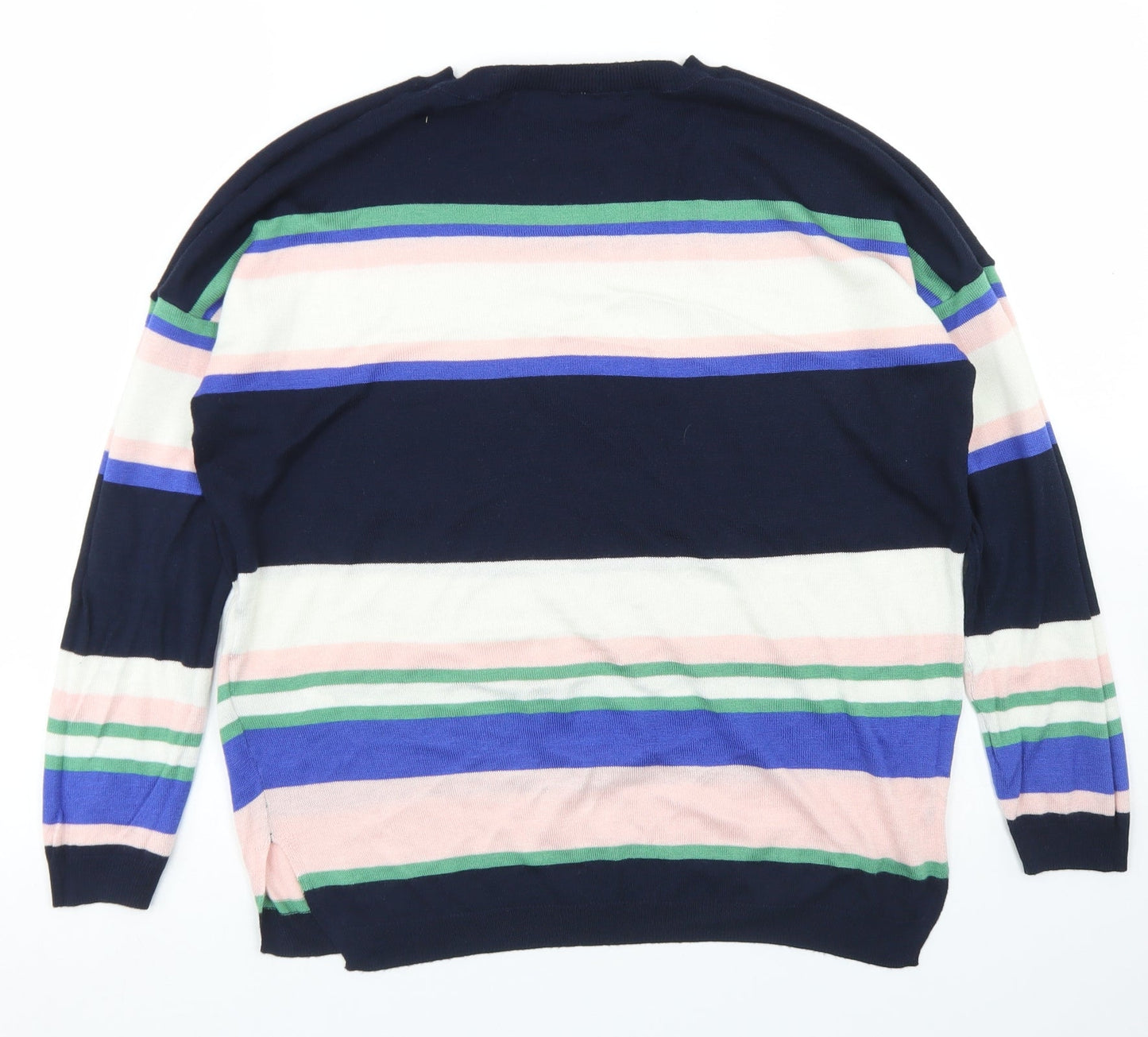 Womens UK Size M M&S Collection Blue Pullover Jumper