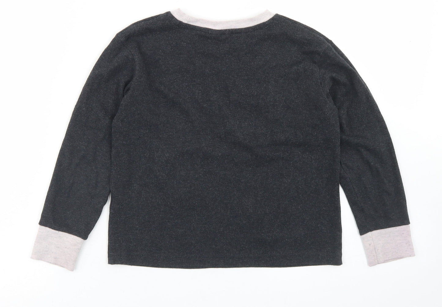 Matalan Boys Grey  Cotton Basic T-Shirt Size 7 Years Crew Neck  - Marvel Avengers