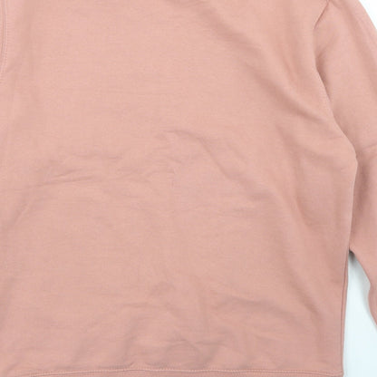JustHoods Womens Pink  Cotton Pullover Sweatshirt Size XS   - Bee Beautiful