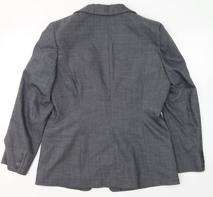 Womens UK Size 14 For Women Regular Grey Blazer