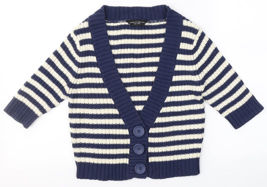 Womens UK Size 12 Dorothy Perkins Blue Cardigan Jumper