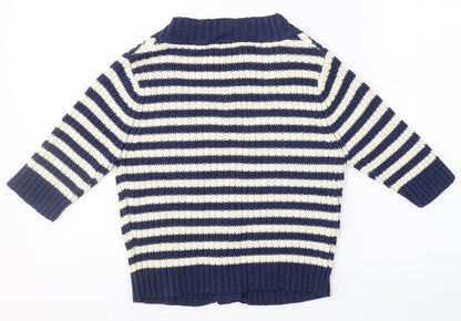 Womens UK Size 12 Dorothy Perkins Blue Cardigan Jumper