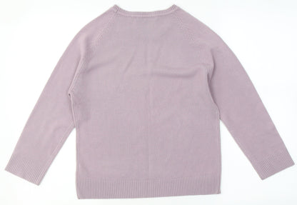 Womens UK Size M Dunnes Stores Pink Pullover Jumper