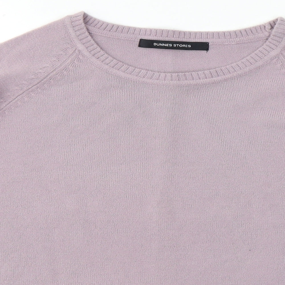 Womens UK Size M Dunnes Stores Pink Pullover Jumper