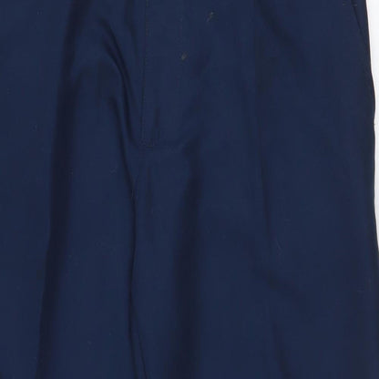 Slazenger Mens Blue  Polyester Dress Pants Trousers Size 34 in L29 in Regular Zip