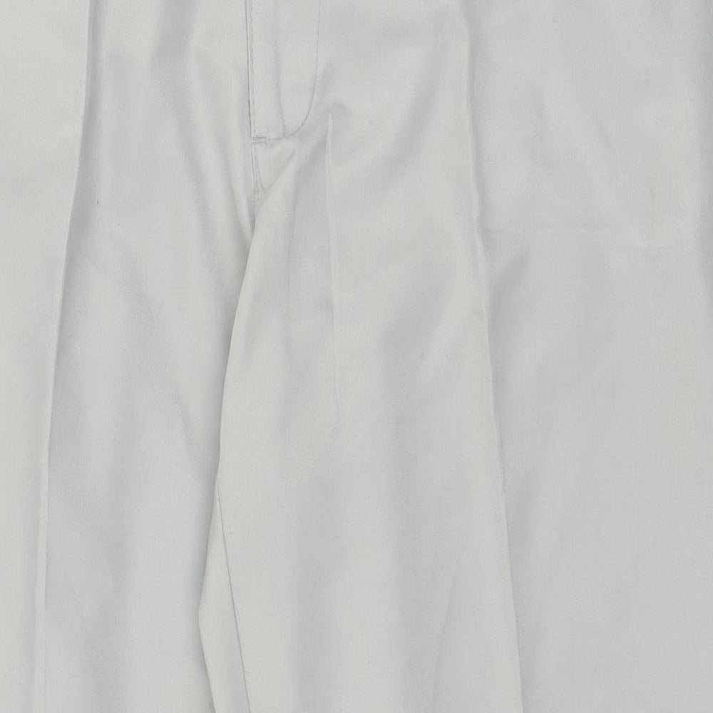 Slazenger Mens Green  Polyester Dress Pants Trousers Size 34 in L28 in Regular Zip