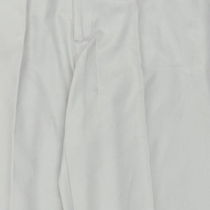 Slazenger Mens Green  Polyester Dress Pants Trousers Size 34 in L28 in Regular Zip