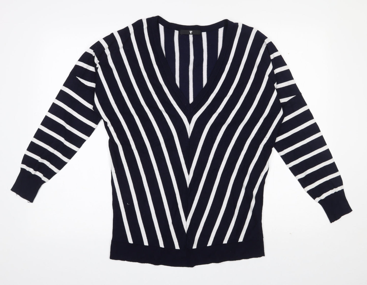 Womens UK Size 8 Very Blue Pullover Jumper
