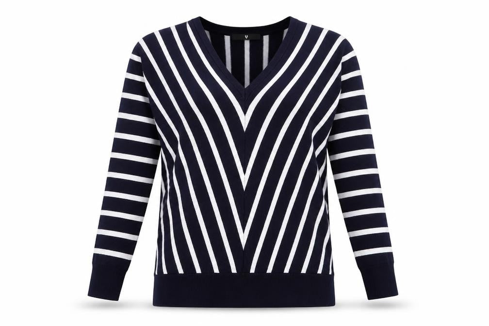Womens UK Size 8 Very Blue Pullover Jumper