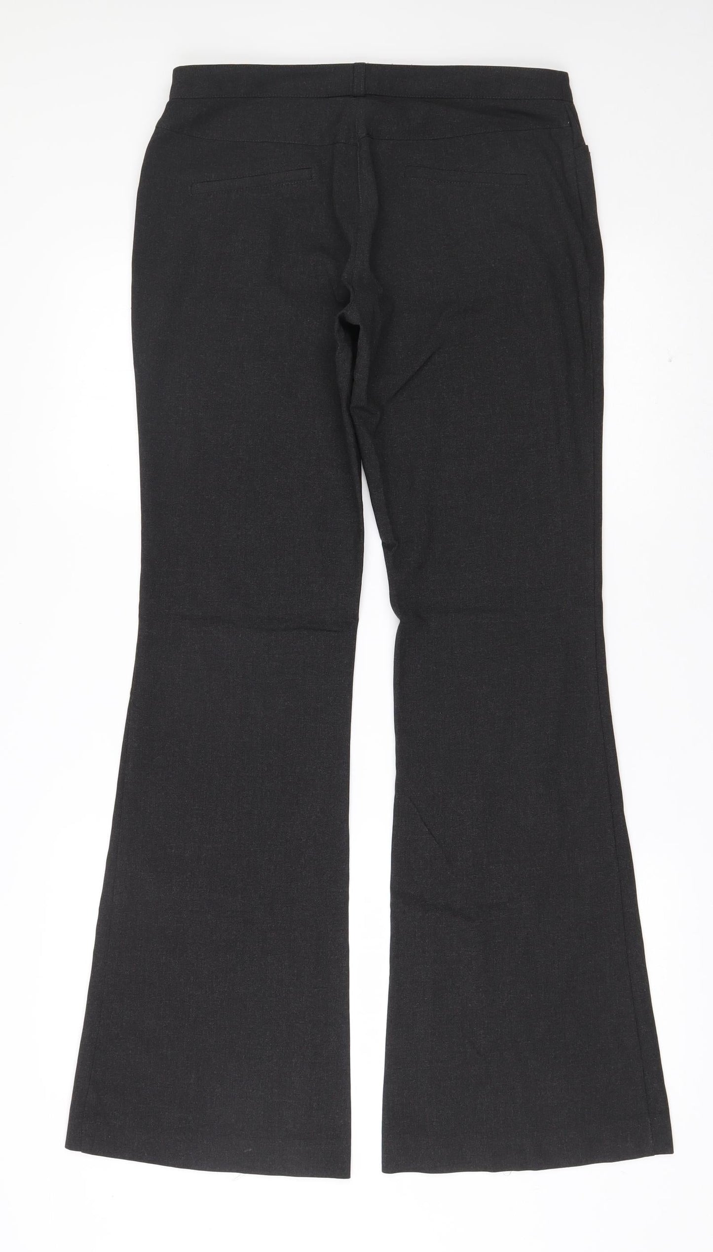 Womens UK Size 10 River Island Regular Fit Dress Pants Grey Trousers