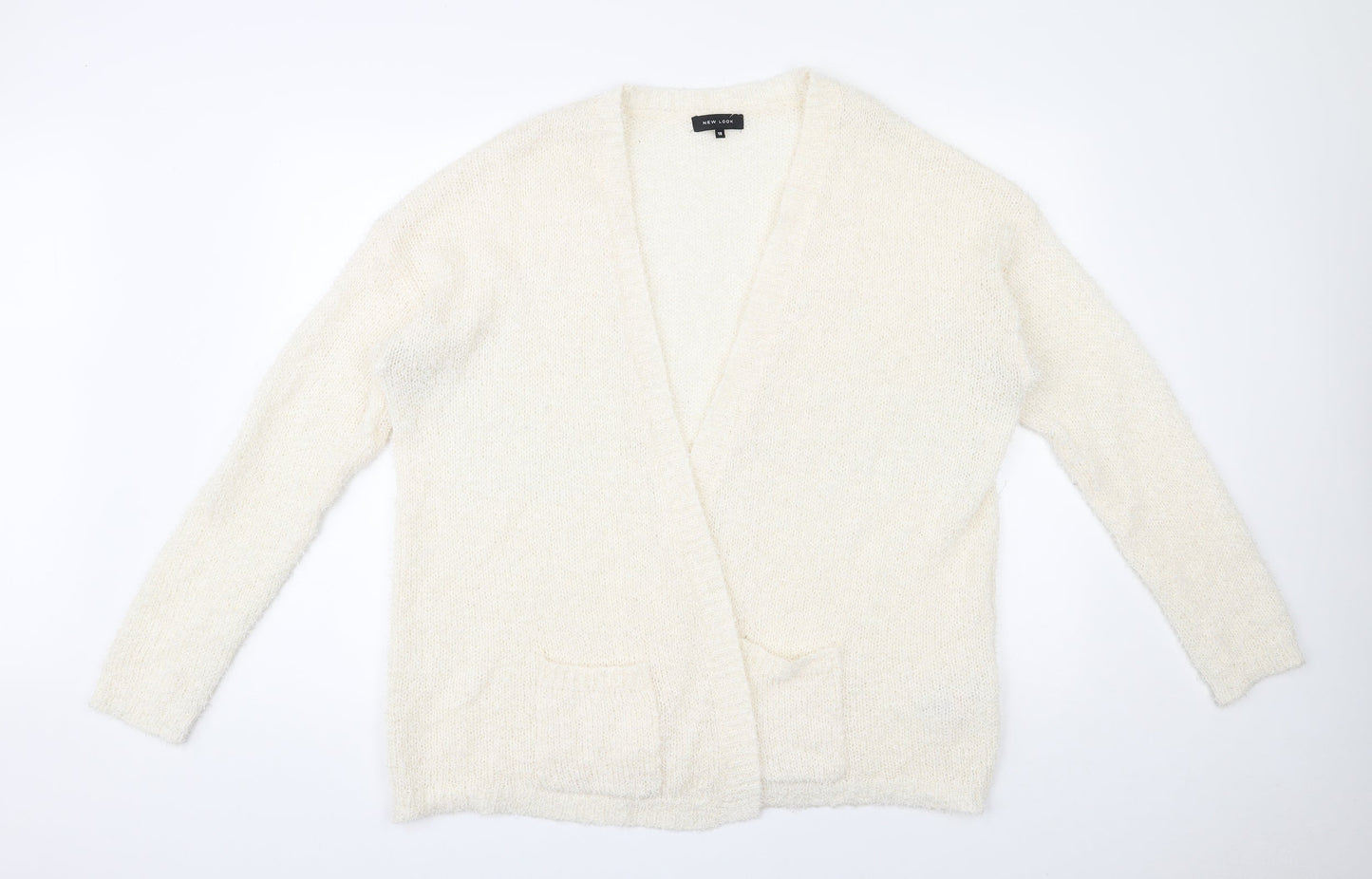 Womens UK Size 18 New Look Ivory Cardigan Jumper