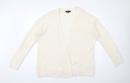 Womens UK Size 18 New Look Ivory Cardigan Jumper