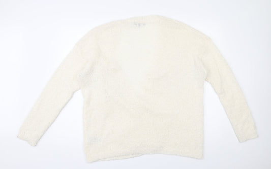 Womens UK Size 18 New Look Ivory Cardigan Jumper