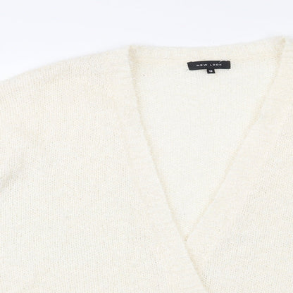 Womens UK Size 18 New Look Ivory Cardigan Jumper