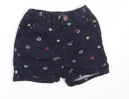 NEXT Boys Blue  Cotton Cropped Trousers Size 12-18 Months