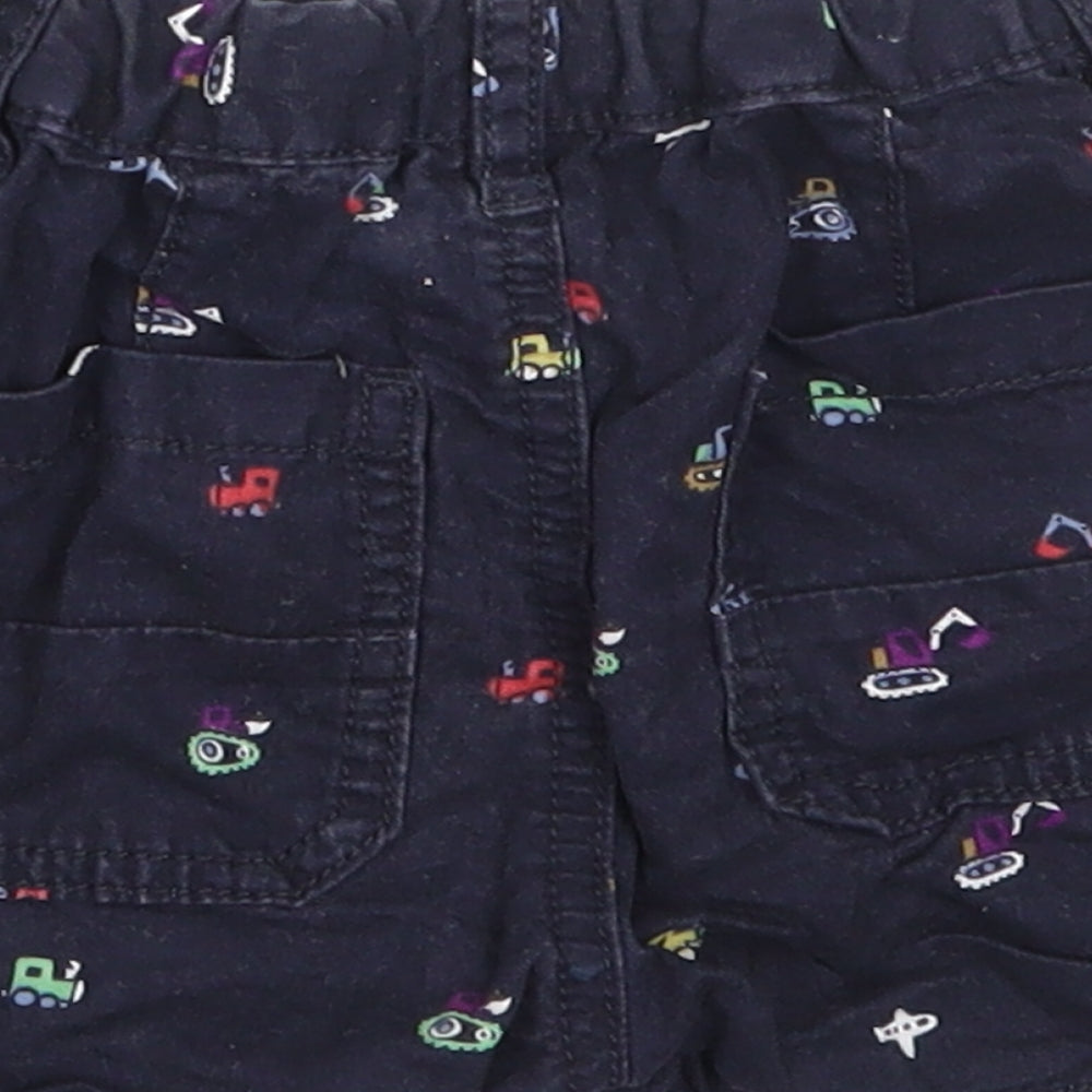 NEXT Boys Blue  Cotton Cropped Trousers Size 12-18 Months